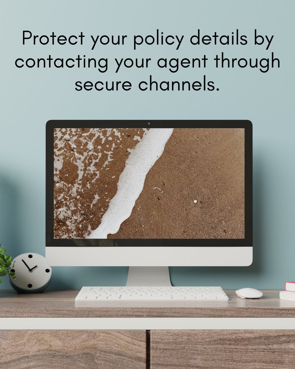 NelsonInsLLC's tweet photo. Reminder: social media isn’t secure for your private policy data. https://t.co/KPfSLvADPc