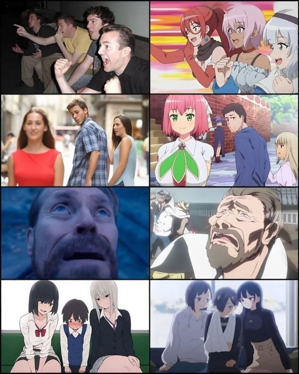 Anime memes tweet media