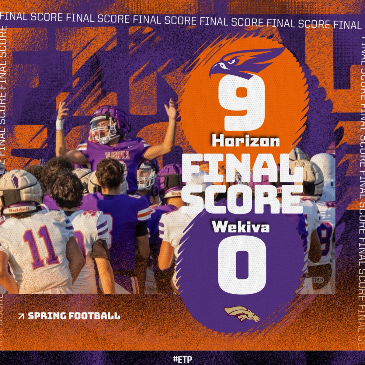Horizon Hawks Football tweet media