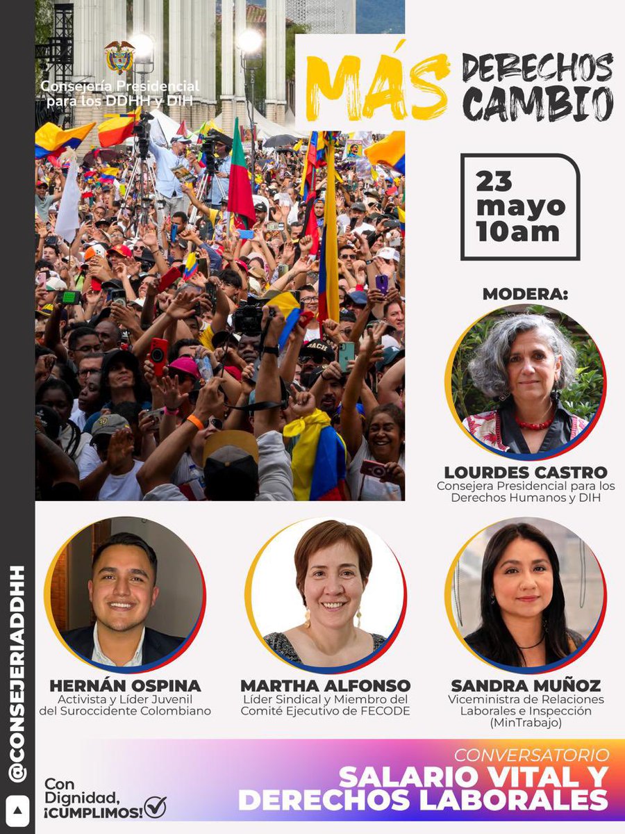 Consejería DDHH 🇨🇴 tweet media