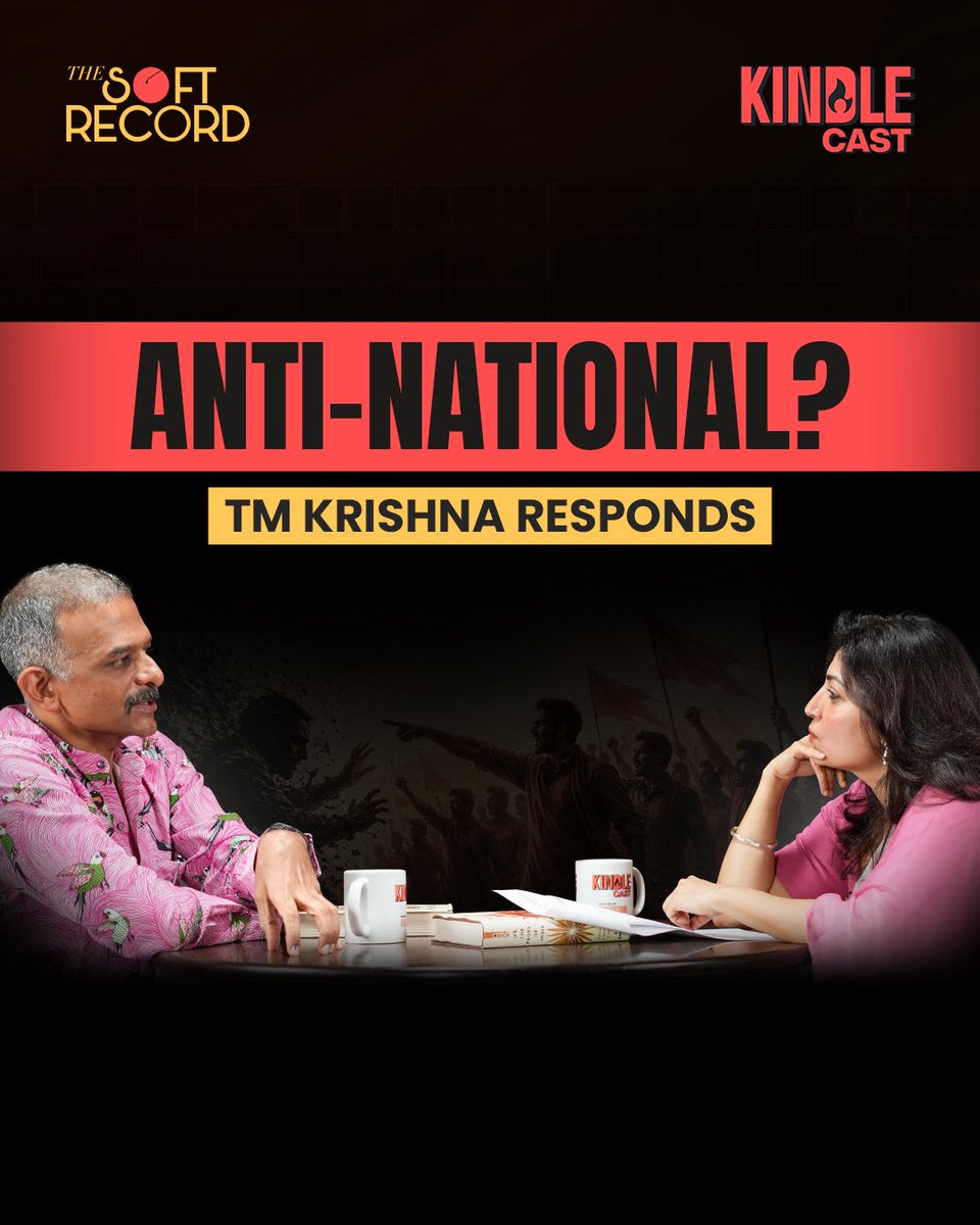 kindlecastindia's tweet photo. New episode out now.
TM Krishna on art, national symbols, truth and the hardest things to question. A conversation that doesn't let you off easy — in the best way.
The Soft Record | Kindlecast
Watch now. 
YouTube link : https://t.co/omABu5fhJq https://t.co/Or1NUViTjp