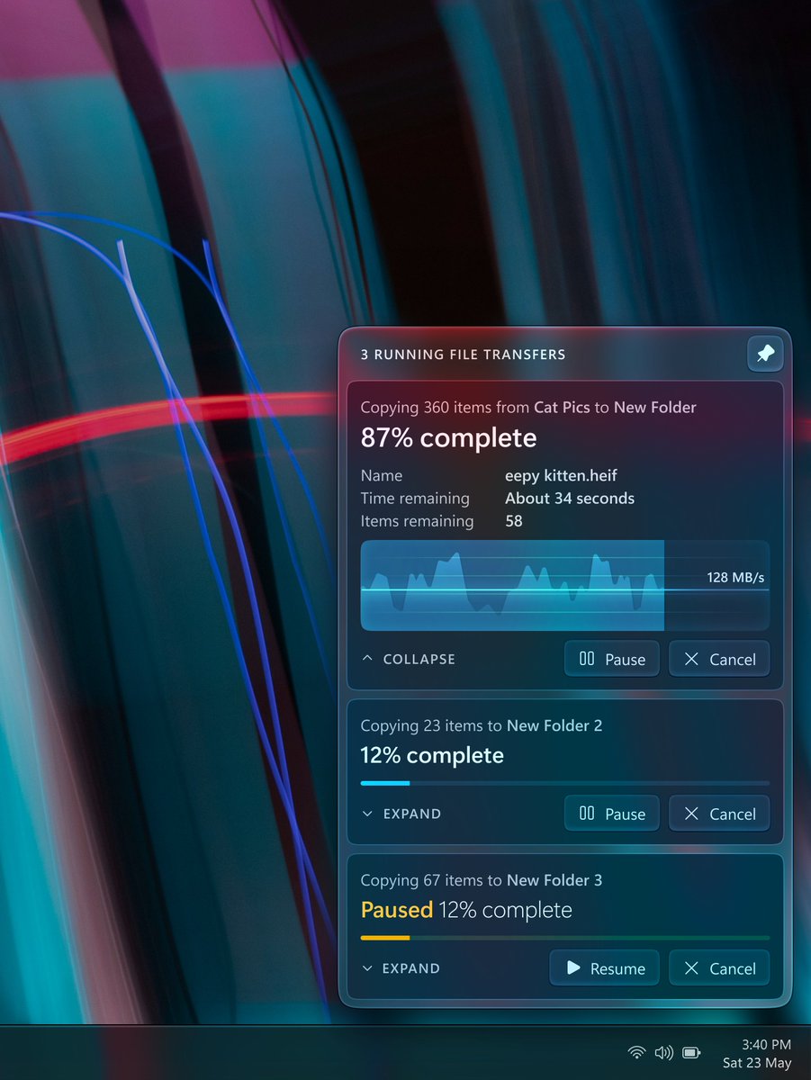 zeealeid's tweet photo. while modernizing run is a great step, there are many other dialogs in windows that r not only in need of a fresh coat of paint, but could also use some new features

i.e an open dialog which can select files from diff folders or a file transfer dialog which can be pinned on top. https://t.co/LnaCujELue