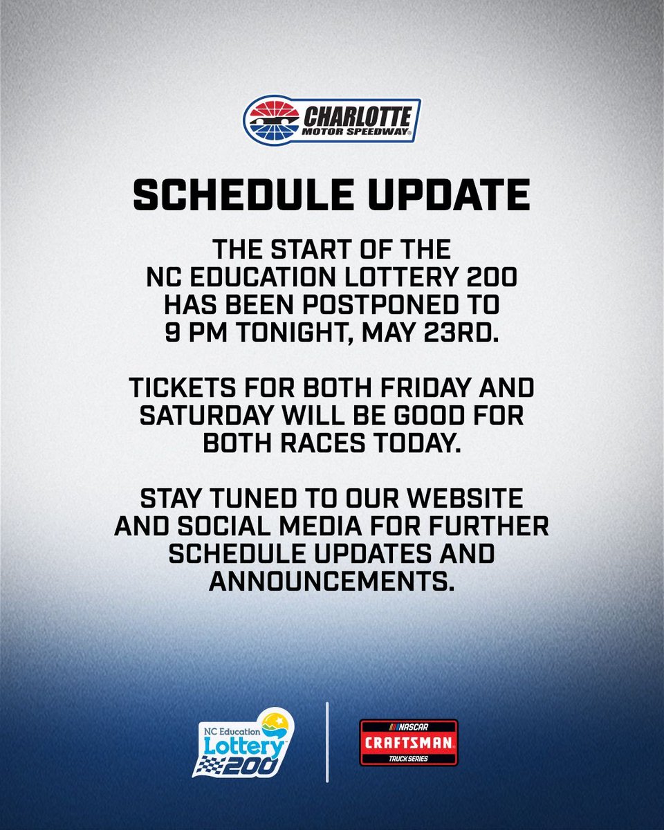 Charlotte Motor Speedway tweet media
