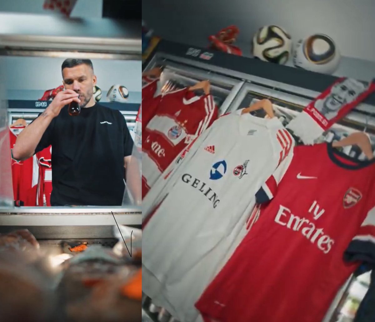 itarsenalfc's tweet photo. End of an era 

Former Arsenal star Lukas Podolski has officially retired from football at 40.

And in a beautiful full-circle moment, Podolski is now the owner of his childhood club, Górnik Zabrze 

What a journey. https://t.co/qyhJtCwMEj