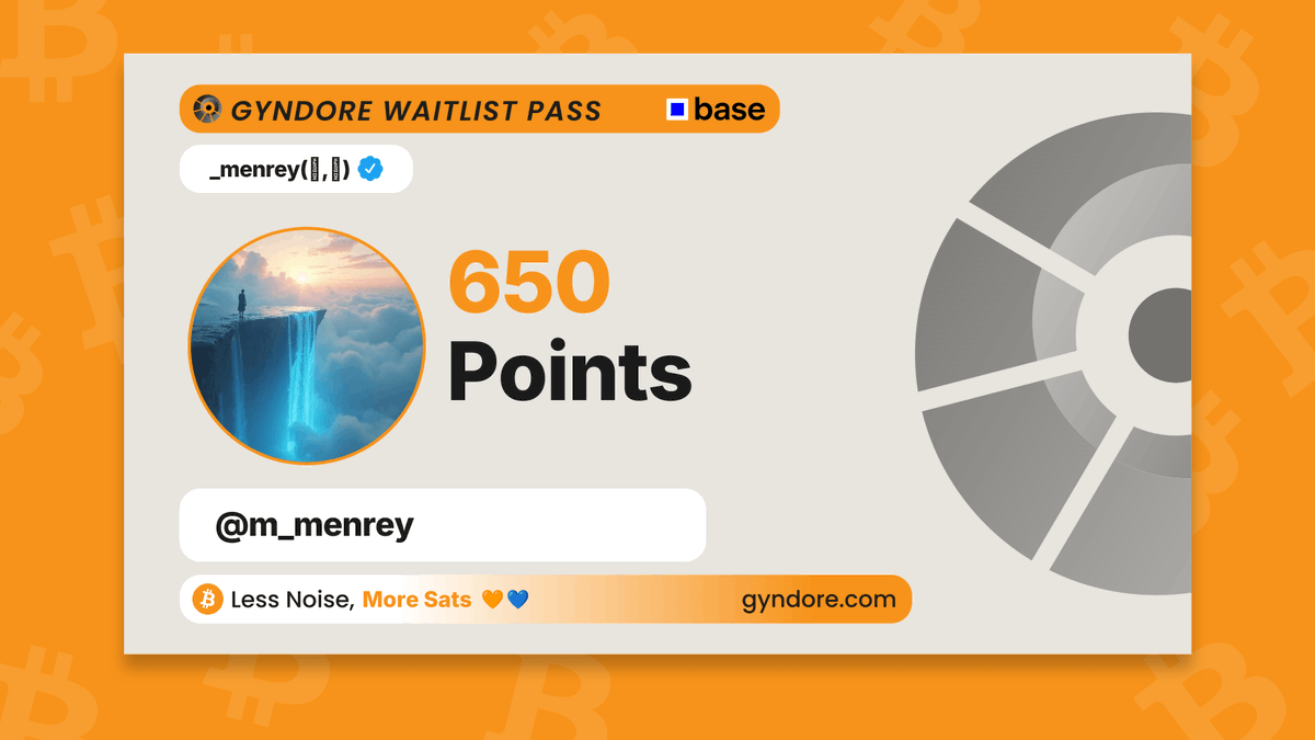 m_menrey's tweet photo. Secured my spot on the @Gyndore waitlist.

Already stacking. It pays to be early.

Join now &amp; claim your points → https://t.co/osTz39z04h https://t.co/BZVRULxblK