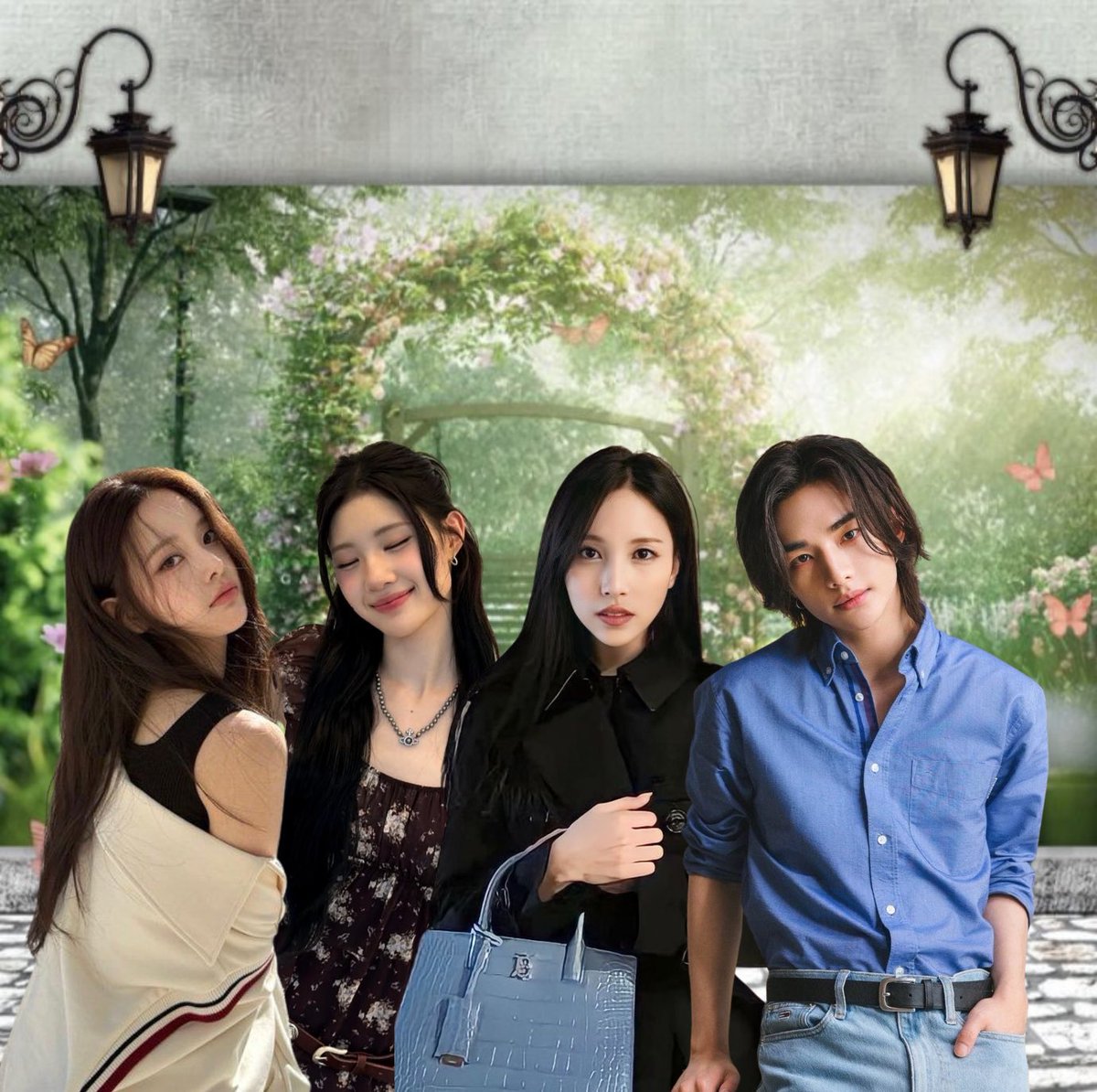 atmaLEEAN's tweet photo. @dear_forrest foto bersama ceo @MYOUIIrest @JEEMINrest @HYUNJINrest 🥺✊🏻 https://t.co/HALIhE1f6N