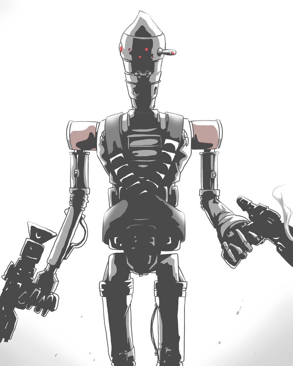 haluTF's tweet photo. IG-11描いたぜ
今度友達と映画観にいきやす

#マンダロリアン #mandalorian #スターウォーズ https://t.co/CT9O6A3T4l