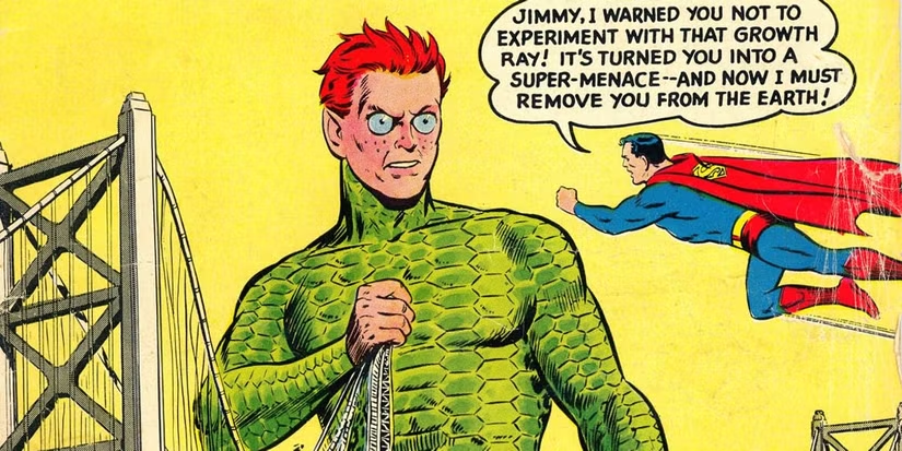 Oraclevisions26's tweet photo. @SupaBug121 just give jimmy and lois   jetpacks for flight ,  they can  fight using  reporter equipment   , gadgets are obvious . heck if you want to be really creative with jimmy give him   the random powers he gets in his comics https://t.co/73Uz2Ga9Ye