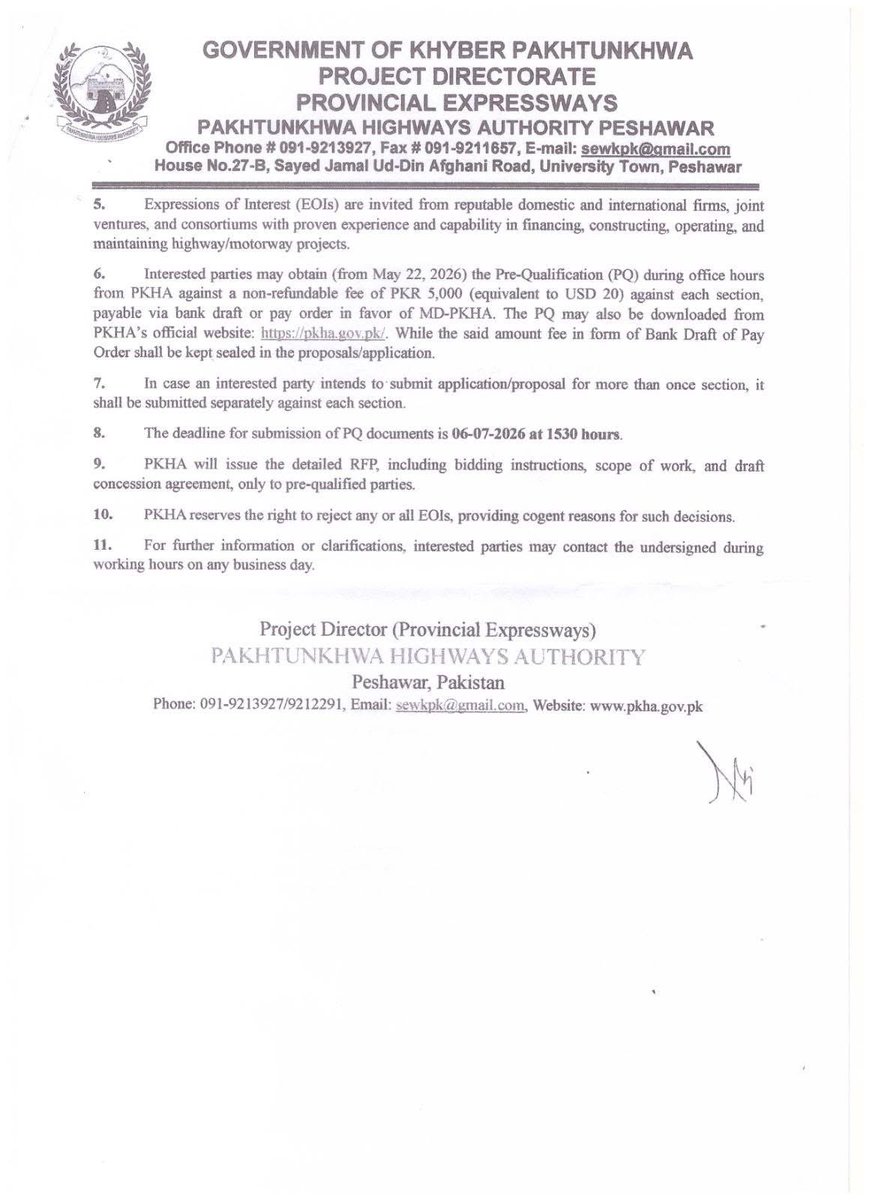 hassanknw's tweet photo. 🚧 A game changer for connectivity, trade & economic growth in Khyber Pakhtunkhwa.

The 360 KM Peshawar–D.I. Khan Motorway project under PPP mode will connect regions, boost investment, create jobs, and open new corridors for tourism, industry & commerce.

Another major step towards a stronger and more connected KP. 🇵🇰 #KhyberPakhtunkhwa #PeshawarDIKhanMotorway #PPP #Infrastructure #EconomicGrowth #KPBOIT