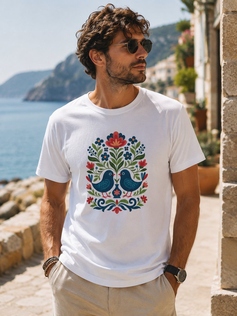 TurtleLina's tweet photo. Scandinavian Folk Art Bird Shirt | Forestcore Floral Bird Tee | Cottagecore Nature Clothing https://t.co/10LUy087pp через @Etsy @etsysuccess @etsyuk  Etsy Sellers and Buyers | Etsy SEO | Etsy Promotion ETSY Print On Demand | Digital Product & Printable Art |  Etsy Marketplace | Etsy Sellers and Buyers | Etsy Shop | Etsy Promotion
Bring a touch of Scandinavian folk art, forestcore charm, and cozy cottagecore vibes into your everyday wardrobe with this unique nature-inspired tee. Featuring beautifully detailed folk art illustrations with floral, botanical, woodland, and animal motifs, this shirt is perfect for lovers of whimsical Nordic aesthetics, wildflowers, birds, foxes, cats, dogs, peacocks, and forest-inspired designs.
Designed for comfort and everyday wear, this lightweight unisex t-shirt pairs effortlessly with jeans, cardigans, oversized sweaters, or your favorite cozy outfit. Whether you love cottagecore fashion, Scandinavian folk art, boho style, or simply enjoy artistic nature-inspired clothing, this tee adds a colorful and creative touch to your collection.
Why customers love it:
• Soft and lightweight feel for everyday comfort
• Unique Scandinavian folk art inspired designs
• Perfect for forestcore, cottagecore, boho, and nature lovers
• Great gift idea for animal lovers, folk art fans, and botanical aesthetic enthusiasts

• Vibrant high-quality print made to stand out

Product Details:

• 100% combed and ring-spun cotton (Heather colors contain polyester)
• Fabric weight: 4.2 oz/yd² (142 g/m²)
• Pre-shrunk fabric
• Side-seamed construction
• Shoulder-to-shoulder taping
This product is sourced from trusted manufacturing partners in Guatemala, Nicaragua, Mexico, Honduras, or the United States.

Thank you for supporting small creative businesses and choosing made-to-order products that help reduce waste and overproduction.
#scandinavianfolkart, #vyshyvankastyle, #forestcoreshirt, #witchclothes, #ukrainianculture, #scandibohostyle, #folkartshirt, #folkarttshirt, #floralfolkshirt, #blockprintshirt, #scandinavianshirt, #hummingbird, #birdprinttee , #forestcorefashion, #cottagecorestyle, #folkartdesign, #botanicalshirt, #natureinspired, #woodlandstyle, #bohoaesthetic, #nordicdesign, #scandinavianstyle, #wildflowertee, #animallovergift, #vintagestyletee, #graphictee, #bohoshirt, #forestcoreaesthetic, #folkartlover, #naturelovergift, #cottagecoreclothing, #unisextee, #artistictshirt