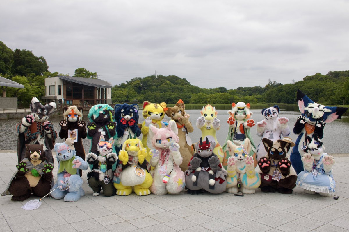 petit_mofu's tweet photo. 遅くなりましたが、午後の外撮影組の集合写真になります🐾！

皆様本当にありがとうございました✨

#ぷちもふ2 https://t.co/ENndRPLZ5e