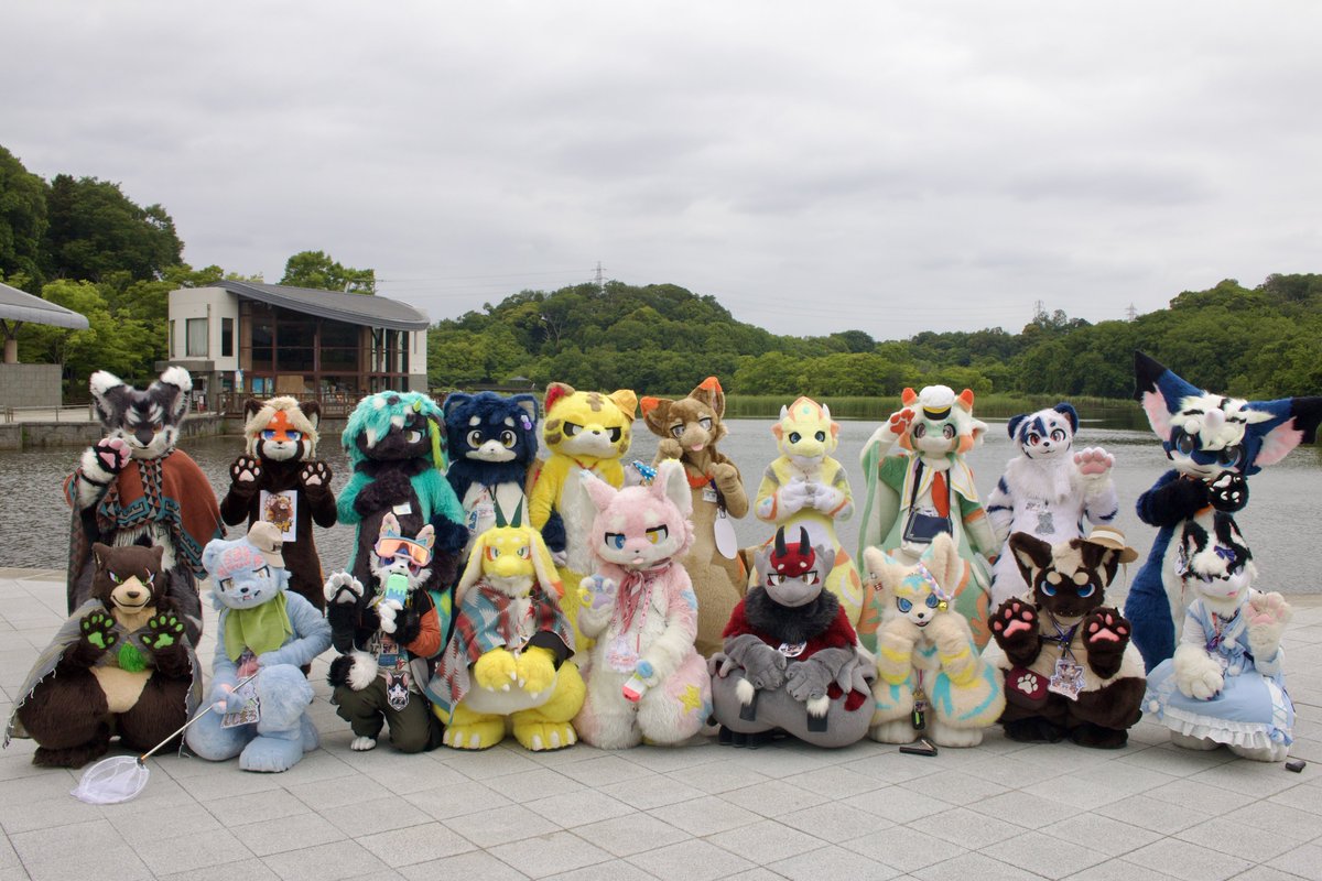 petit_mofu's tweet photo. 遅くなりましたが、午後の外撮影組の集合写真になります🐾！

皆様本当にありがとうございました✨

#ぷちもふ2 https://t.co/ENndRPLZ5e