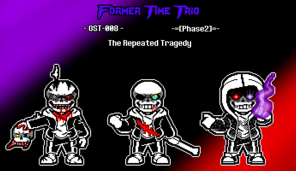 SousakuYuno's tweet photo. Former Time Trio Phase2

#UndertaleAU #FormerTimeTrio https://t.co/ZSvpePA9Pj