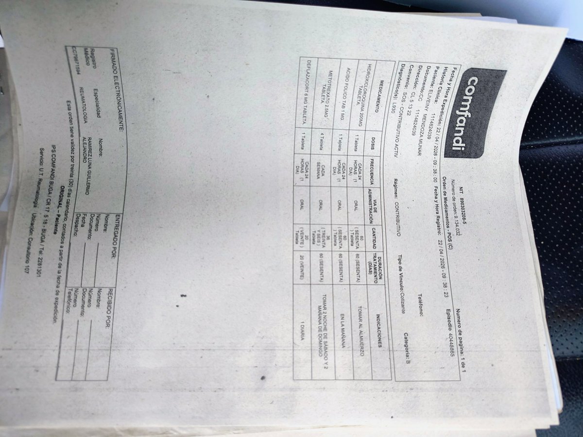 JOBFORHUMANS's tweet photo. @Bancolombia La formula evidencia el medicamento me envió el reumatologia para lupus por dos meses https://t.co/xLbGaHX45p