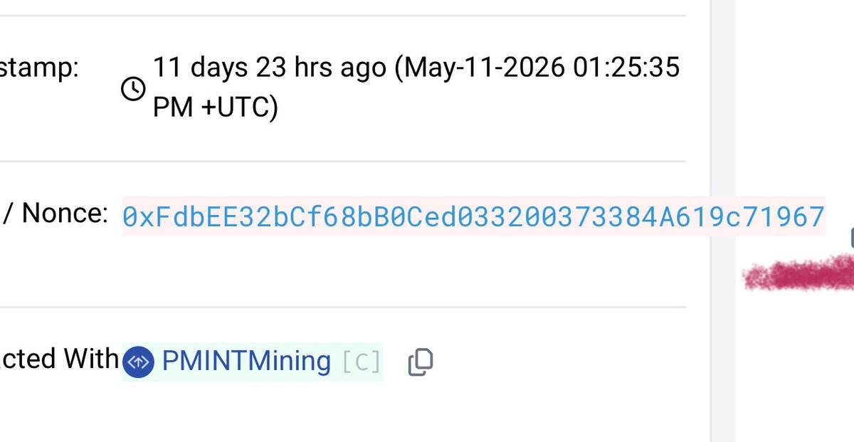 ALPHA_WOLF_WGPP's tweet photo. The legendary 1967 Pioneer wallet, the Day 1 OGs has interacted with $PMINT.

Mr Pui spotted, NineIronCapital confirmed:

“This is the pioneer. They executed a buyback.” Not a mint. A straight buyback on the open market.

Now we have confirmation for what $PMINT actually is.. 🚀 https://t.co/wGOzxdd0sX
