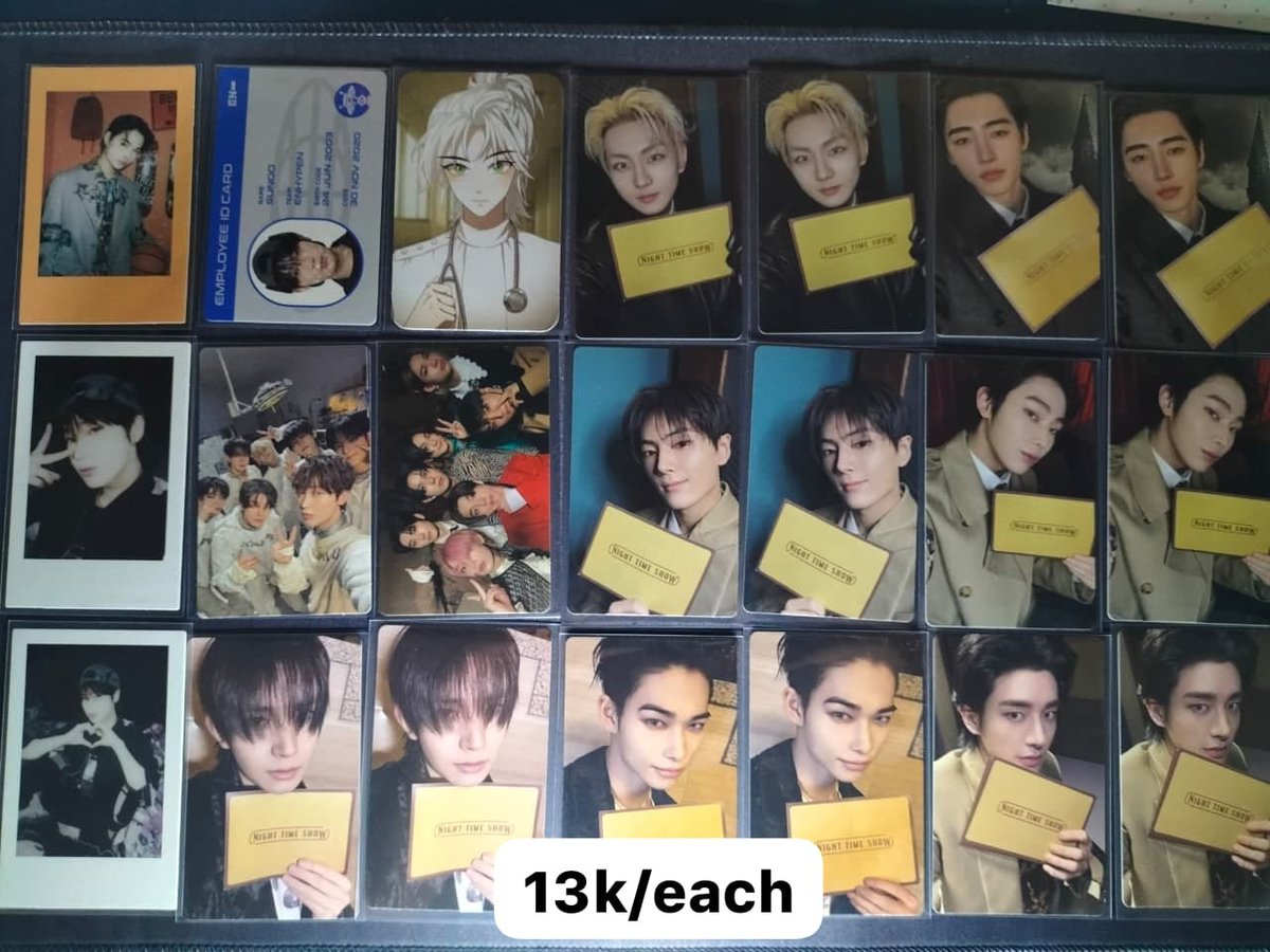 chrisdznasng_'s tweet photo. Wts/want to sell Aab enhypen, treasure, seventeen. Mostly ni-ki abb lama

💵Price di foto (min take 3pc) 
📍Dom Medan
💚 incld pack &amp; adm
❗ co in oren
BU, NEED TAKE ALL klo ga jg gpp sih.
TAKE ALL FREE 2 ALBUM SVT WITH PC KONSEP https://t.co/G7dos0Z4zF