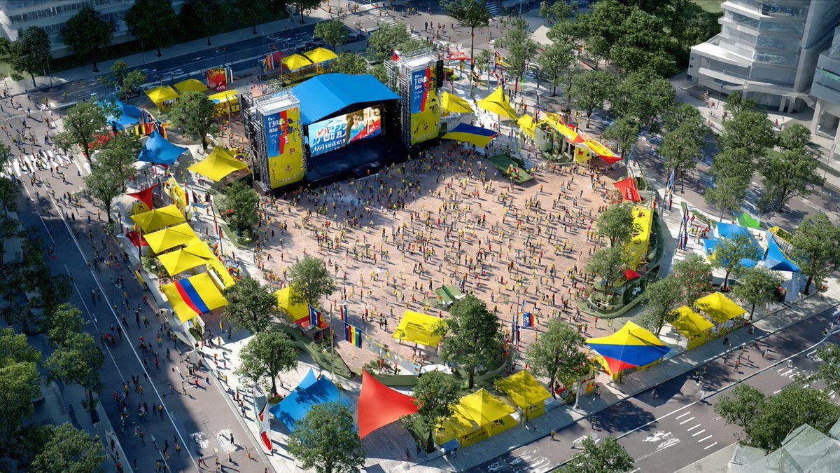 fundraprodec's tweet photo. Los partidos de la Selección Colombia - FCF 
Tendrán un gran escenario para todos los Barranquilleros.
Pantalla Gigante
La Plaza Del Fútbol 
Junio 17 
Colombia vs Uzbekistán 

Junio 23 
Colombia vs Congo

Junio 27 
Colombia vs Portugal 

Desde la Plaza De La Paz 
GRATIS. https://t.co/NvpOauJuvj