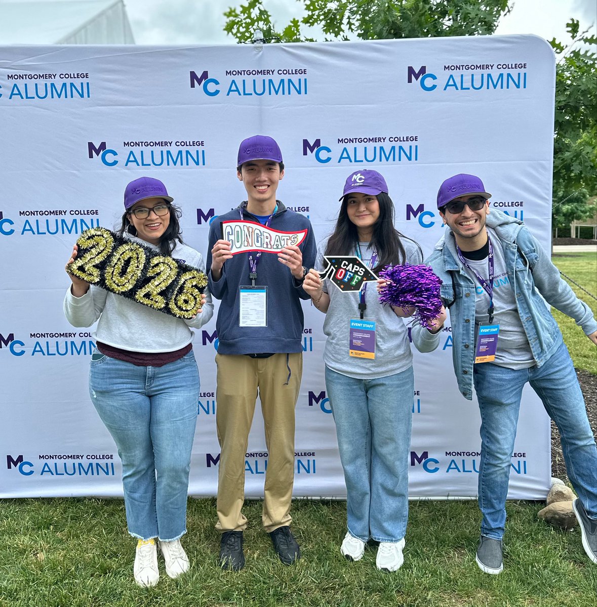 MCAlumniAssoc's tweet photo. That’s a wrap! The MC Alumni team had a blast welcoming new graduates into the Alumni Association at the 2026 Commencement ceremony and grad party! 🎓🎉  We hope all new graduates feel inspired to get involved! 🧢🔥📸💐 #MCGrad2026 #BeExtraordinaryMC https://t.co/ZUSxhJYL78