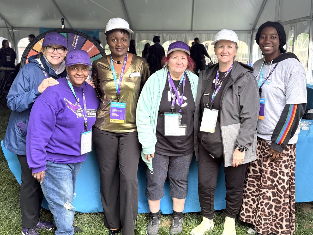 MCAlumniAssoc's tweet photo. That’s a wrap! The MC Alumni team had a blast welcoming new graduates into the Alumni Association at the 2026 Commencement ceremony and grad party! 🎓🎉  We hope all new graduates feel inspired to get involved! 🧢🔥📸💐 #MCGrad2026 #BeExtraordinaryMC https://t.co/ZUSxhJYL78