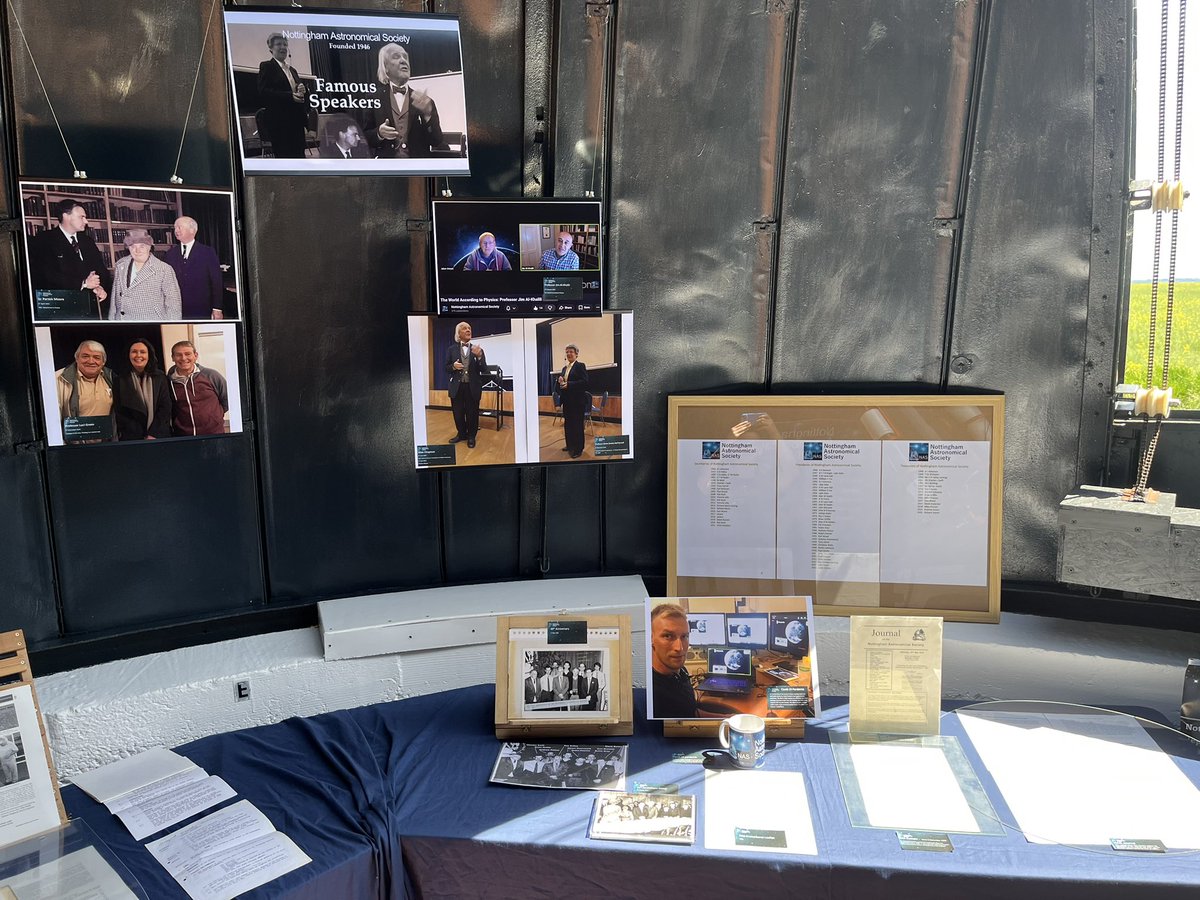 NottinghamAstro's tweet photo. Today @Nottinghamastro celebrates our 80th anniversary. Formed on 23rd May 1946. We have a special exhibition in the society observatory showcasing our history. https://t.co/qMtvUJSn5F