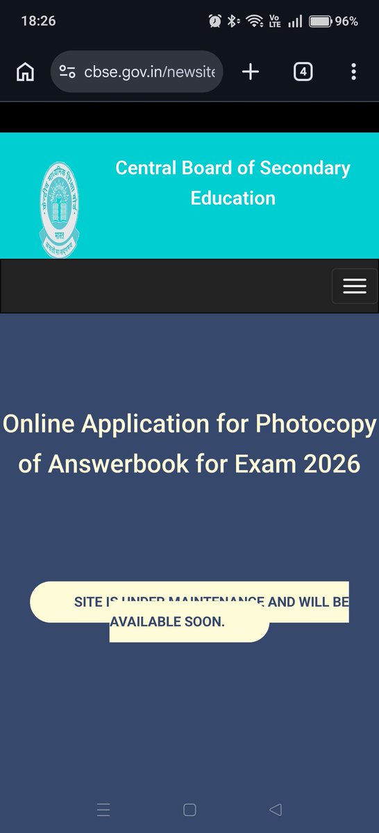 chaustsher's tweet photo. @cbseindia29 It maybe fake news but your bloody site has been down for maintenance since last couple of days. We have been waiting for scanned copies since last 3-4 days. https://t.co/WGn89BJsWY