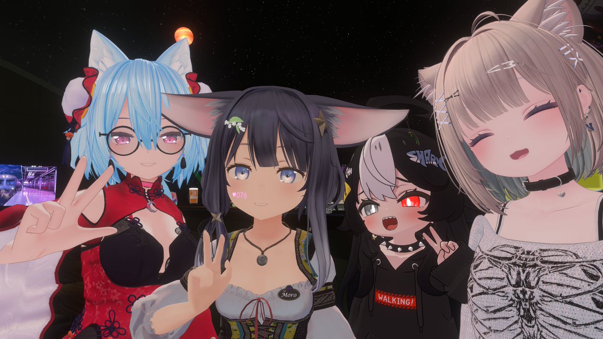 petipuni's tweet photo. 5/16のぶいちゃ
#BarHien
#VRChat https://t.co/fNUA9NkXDw