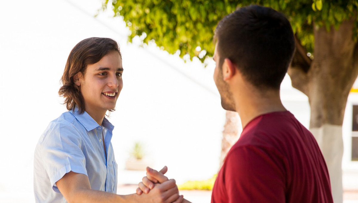 TheBabylonBee's tweet photo. Local Christian Squeezes In Quick, Silent Prayer Before Telling Friend, 'I'm Praying For You' https://t.co/N8vcccKVRc https://t.co/MXWtfKBdAs