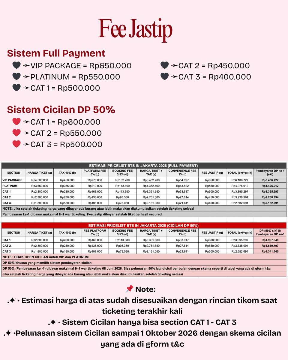 dreamlink_tix | Jastip Tiket Konser ˚.🎀✨🍀 tweet media