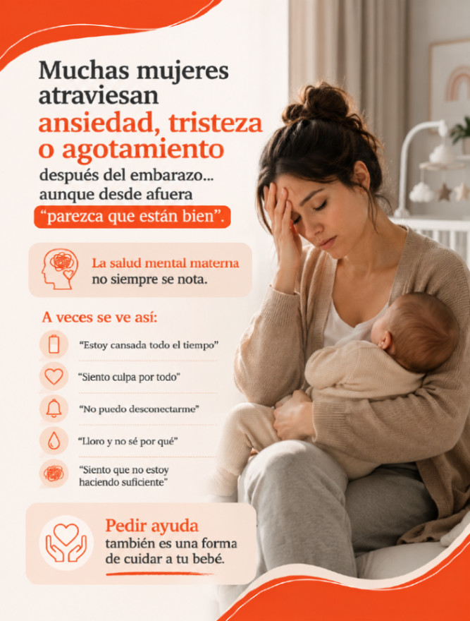 arevalocover's tweet photo. Hay mamás que sonríen… y aún así necesitan ayuda.”
La salud mental materna no siempre se nota.
Muchas mujeres siguen cuidando, trabajando y sonriendo mientras atraviesan ansiedad, agotamiento o tristeza emocional. https://t.co/aSBdtjNwsY