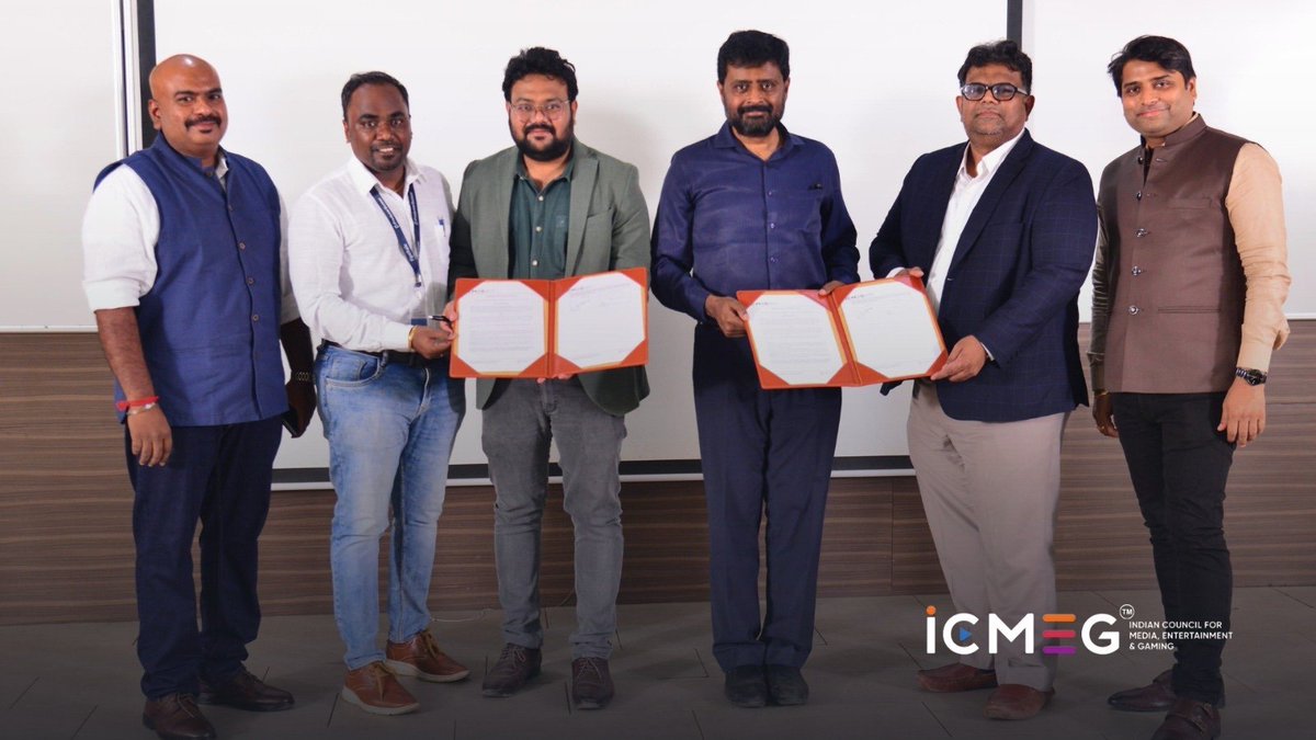 CineemaJunction's tweet photo. Indian Council for Media, Entertainment & Gaming (ICMEG) launches Tamil Nadu Chapter in Chennai to support industry in new developments like vertical cinema and micro dramas

ICMEG hosts high-level industry panel with top media executives and Tamil film producers at its Tamil Nadu Chapter launch

#ICMEG aims to simplify and signify policy advocacy, intellectual property (IP) protection

@Tmantarun @icmegapex @gkthoughts_ @vijaydingari @Producerbazaar @vetri1710 @kalidasanviveka @onlynikil