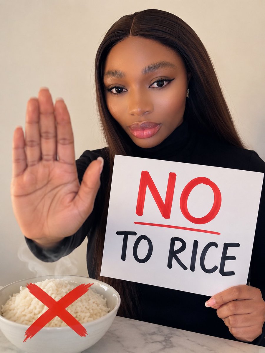 FaithNwb's tweet photo. Cutting out rice from my diet for 30 days
Who’s with me ?
#30DayChallenge #NoRice 🍚#HealthyLifestyle #Discipline #WellnessJourney https://t.co/6Uboc9M0UO