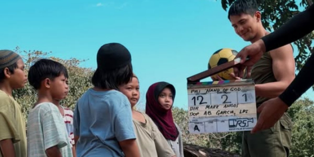 KapusoCrave's tweet photo. Ruru Madrid officially begins taping for the Cinemalaya 2026 full-length film entry 'Kamay Ni Bathala,' directed by Mark Duane Angos. The film follows a young army lieutenant who uses football to bring hope and healing to children in a conflict-stricken village in Mindanao.

@Rurumadrid8