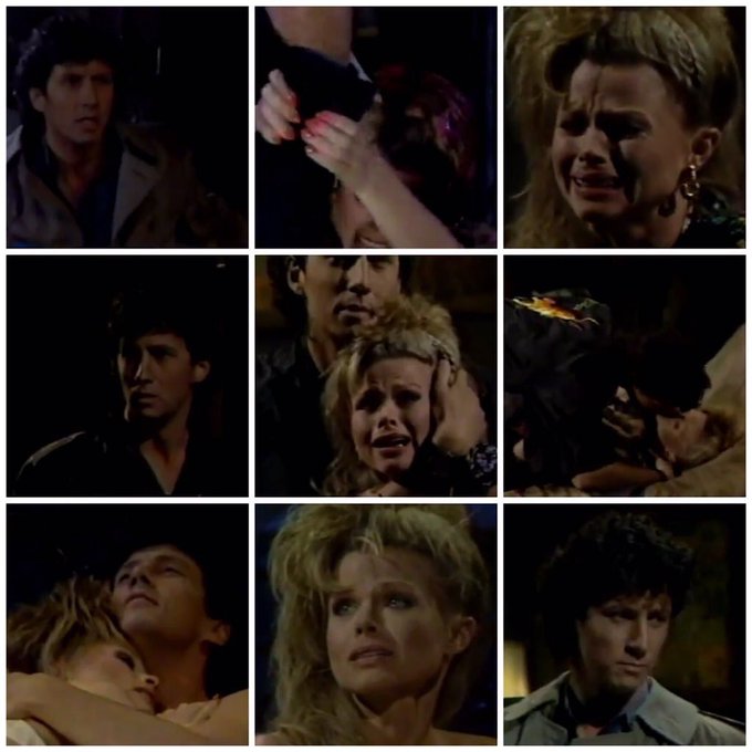 Daysofour_Lives's tweet photo. #OnThisDay in 1988, Shane rescued Kim from the Riverfront Knifer #Shim #ClassicDays #Days #DaysofourLives https://t.co/oMSYNjyrnv