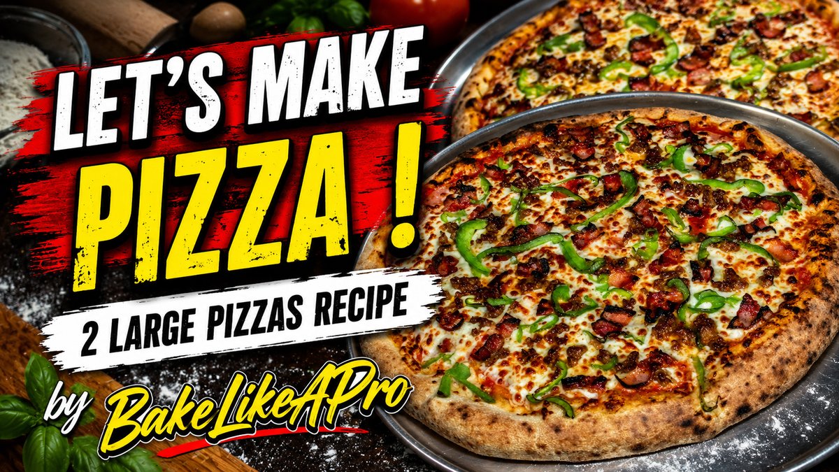 BakeLikeAPro's tweet photo. 2 large pizzas - Easy authentic pizza dough recipe: https://t.co/QhwJFylVd5  #pizza #weekend #pizzadough #pizzalovers @elonmusk https://t.co/vJYPfkVRo9