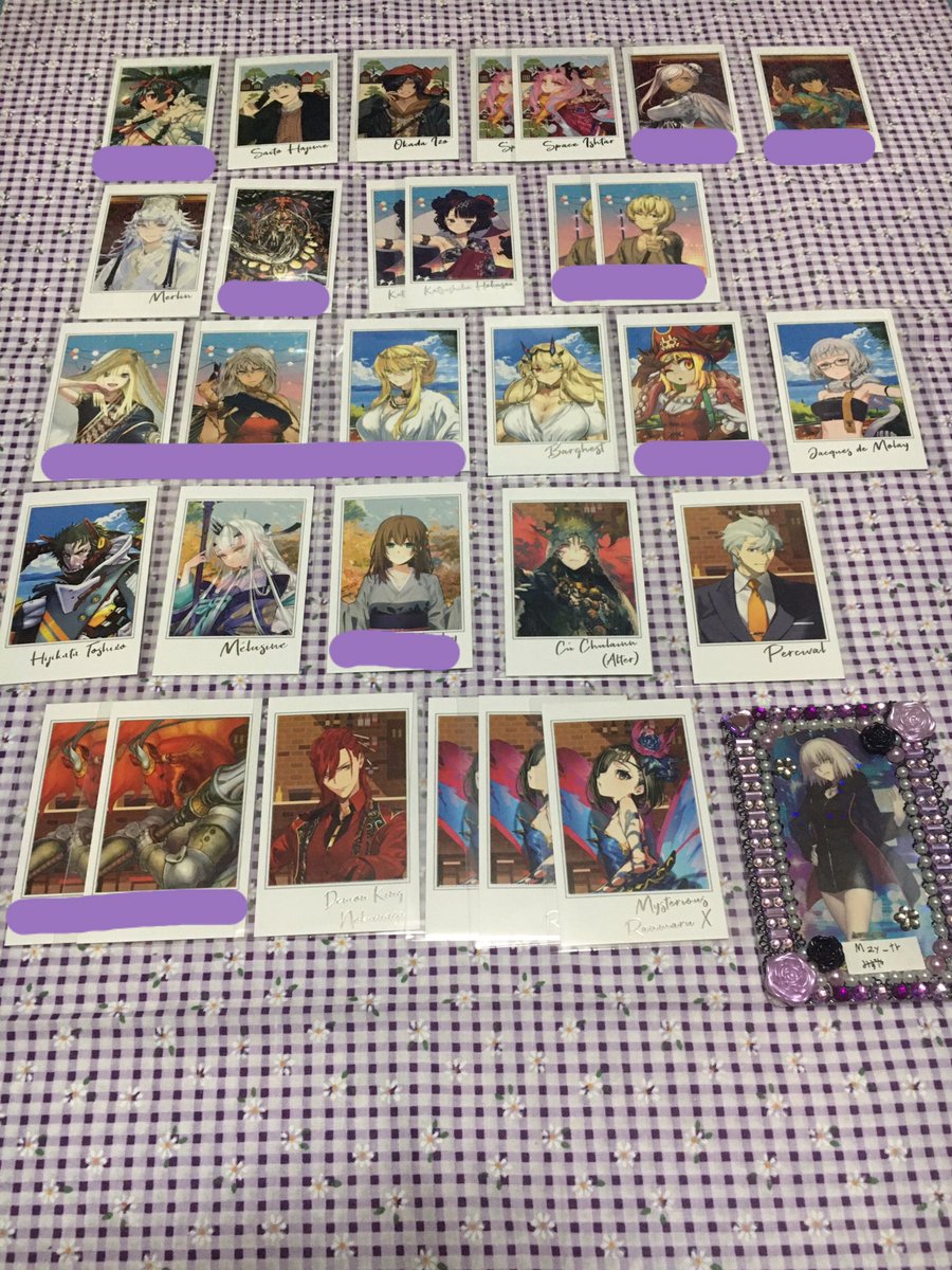 Mzy_tr's tweet photo. 【交換・譲渡】 FGO ポートレイト

譲
画像1～3
2018 2019 2020 2022

→ https://t.co/Zcbr5pB9f9