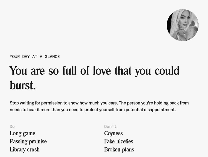 InkedSubmissive's tweet photo. Welllll sometimes Co-Star just hits the nail on the head.... https://t.co/OMwFXeADm3