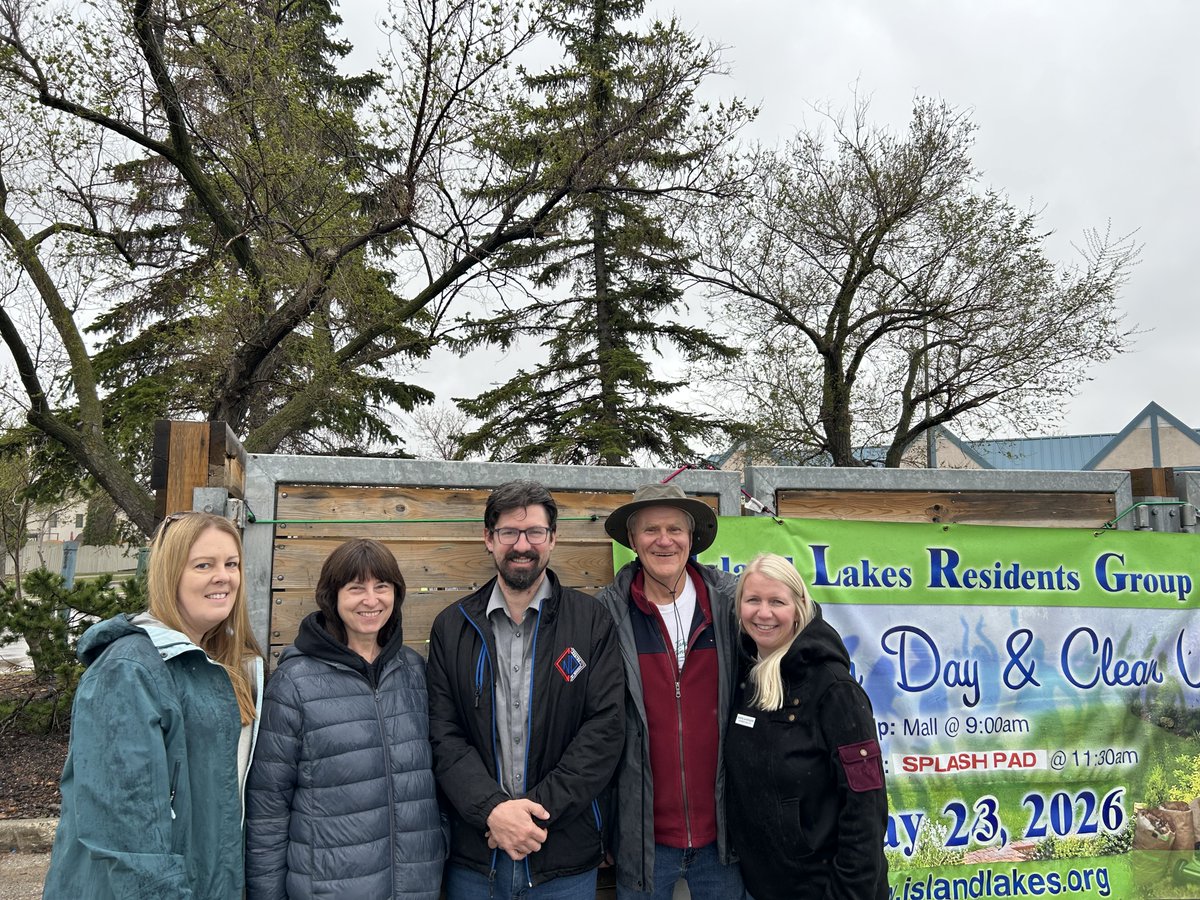mathieuallard's tweet photo. Great start to the day with the Island Lakes Residents' Association Community Cleanup! https://t.co/xqTdeXHtMM