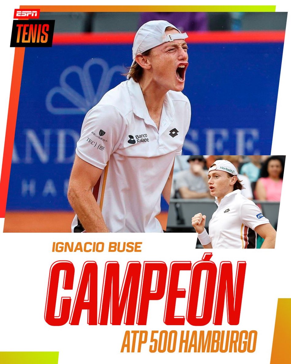 Julianl04416674's tweet photo. Ignacio busse el peruano Grito campeon en Hamburgo Atp 500 
#tenis 
. https://t.co/Oj20XtyFmb