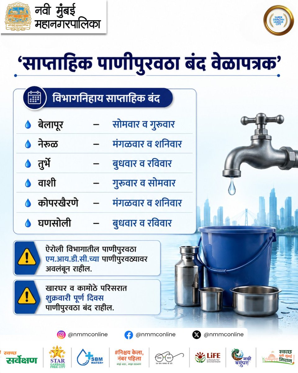 Navi Mumbai Municipal Corporation tweet media