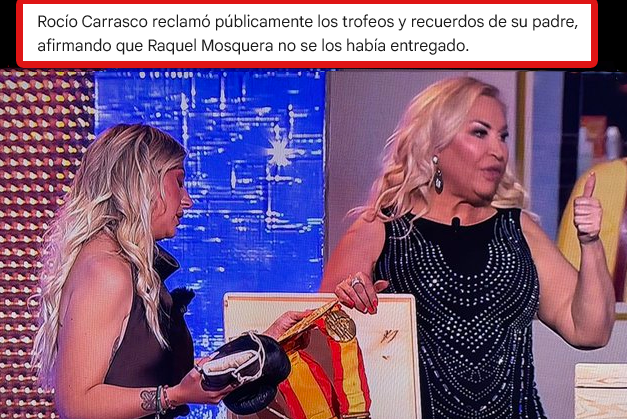 SarSoledad's tweet photo. #APOYOROCIO23M Rocío Carrasco fue declarada heredera universal de Pedro Carrasco.Los objetos personales de su padre le pertenecen . https://t.co/qnNkQuyxV6