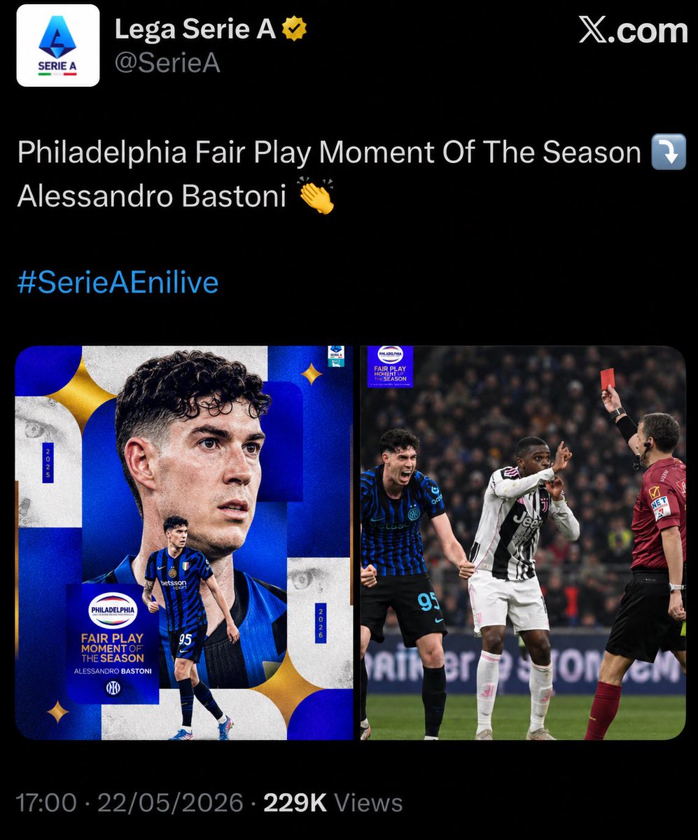 ca_terpillar's tweet photo. Well done @SerieA and well deserved Basto! 🏆👏

@Inter @DiMarzio @FabrizioRomano @FMaria_Corona 🙌

#ForzaInter https://t.co/8m35dDVAUt