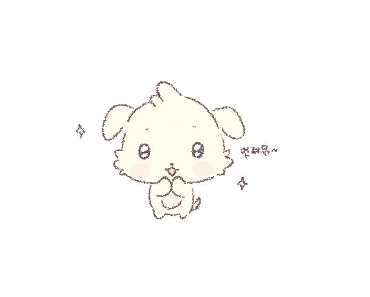 ku00079's tweet photo. 쟈부 그리다보면 짧고 뚱뚱한 대두강아지가 있슴.. https://t.co/8gY4oIsOXd