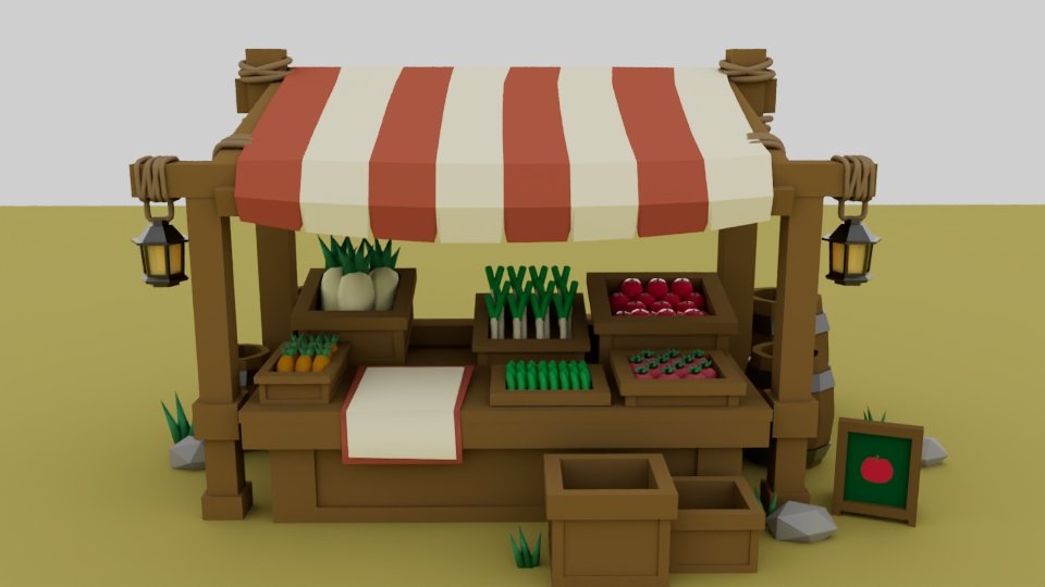 SyouyuDango247's tweet photo. いちモデday10〜ファンタジー風屋台〜
#初めて10日目 #Maya #3DCG #artwork #MadeWithMaya #OnedayOneModeling https://t.co/5DqXTJG3wC