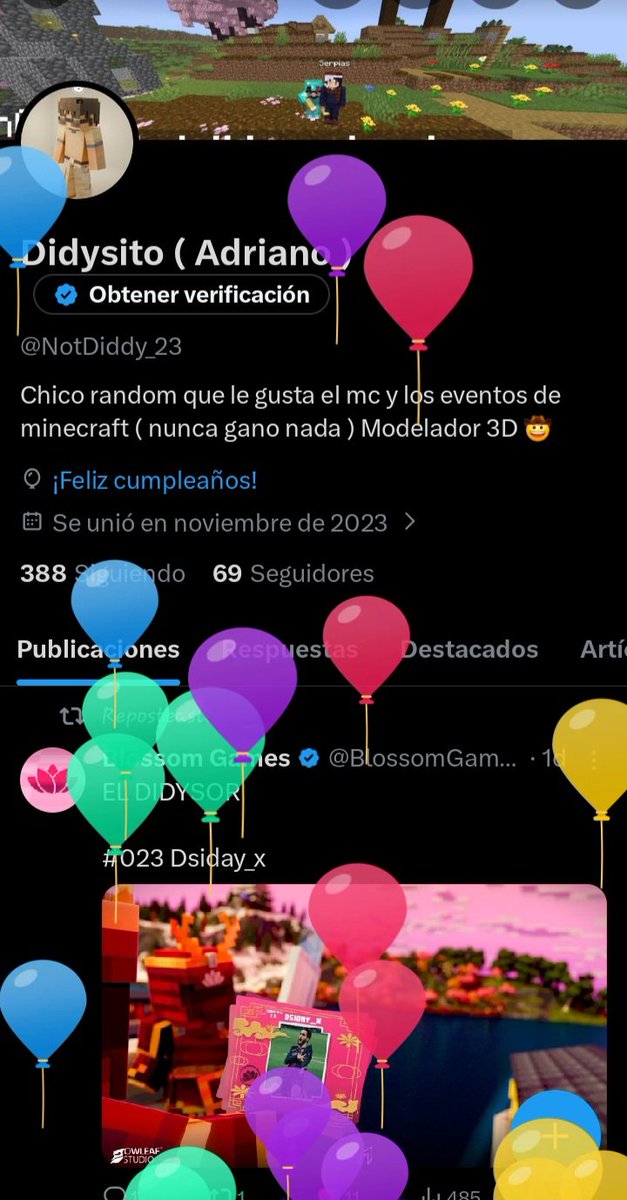 NotDiddy_23's tweet photo. Es mi cumple Si Si Si https://t.co/pjZQl2rFrc