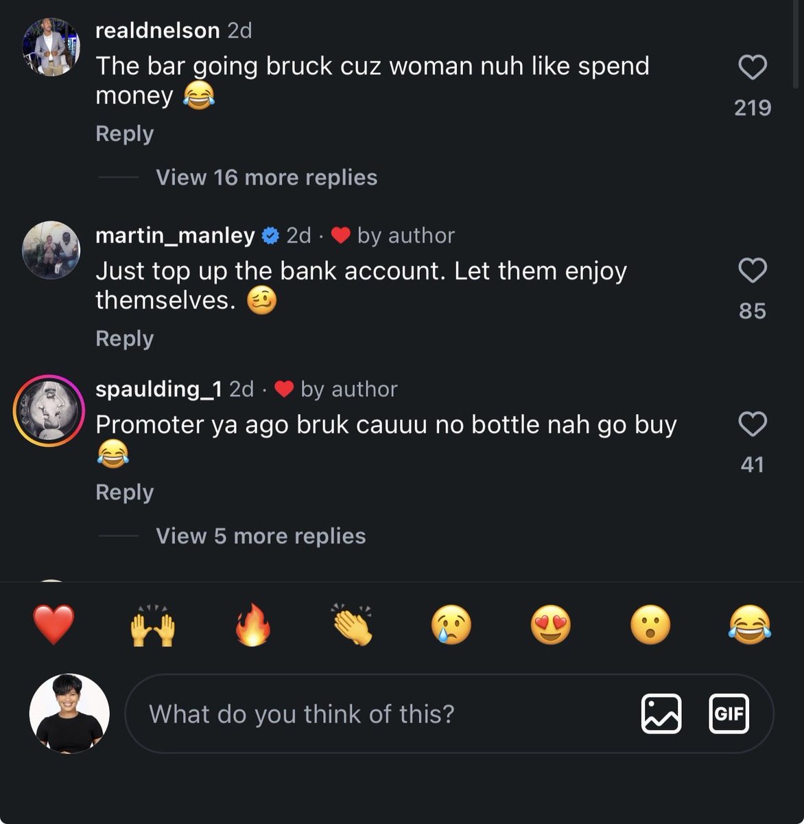 Mekiedoll's tweet photo. There’s a “No Boys Allowed” party and the men are in the comments asking who is going pay for the drinks because women nuh like spend their money 🤣🤣🤣 https://t.co/Yug86uzfdl