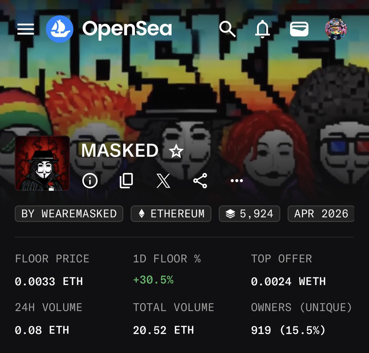 MASKED tweet media