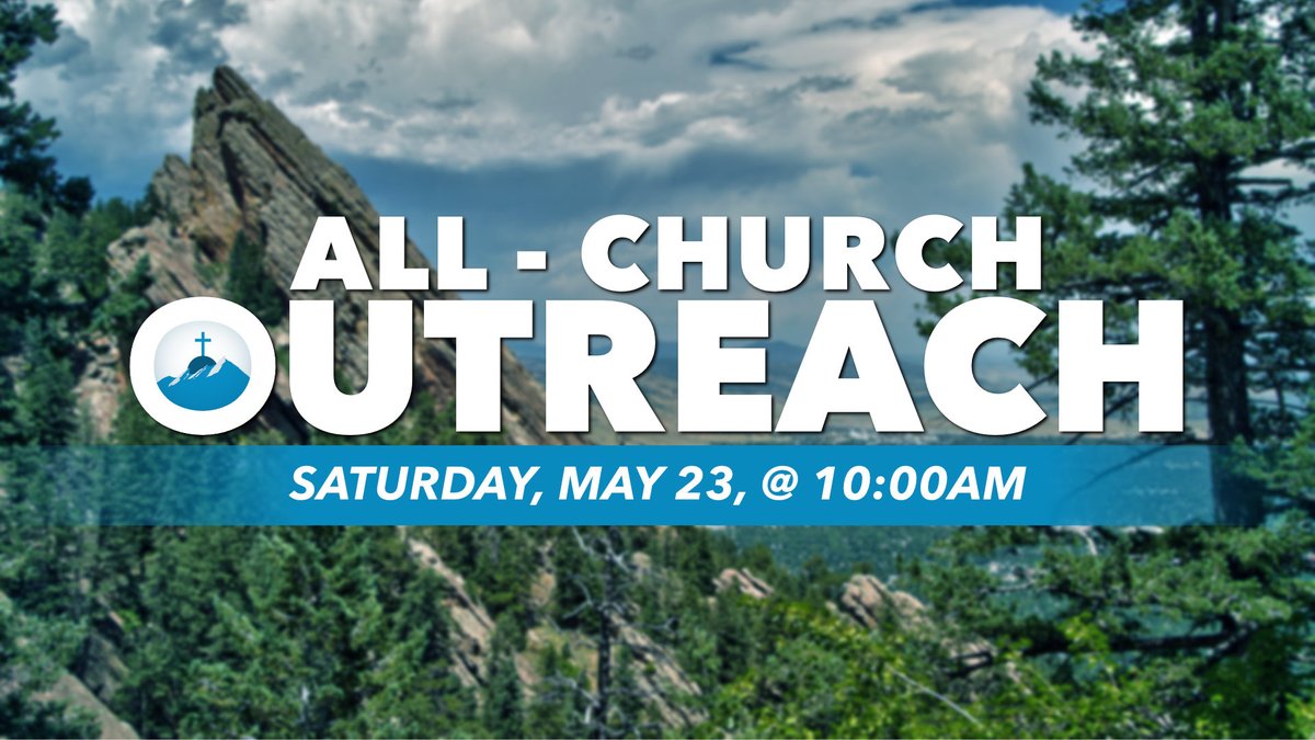 bvbcboulder's tweet photo. Join us today at 10:00am for ALL-CHURCH OUTREACH as we share the gospel house to house in our community! https://t.co/A2yx9YRVf2