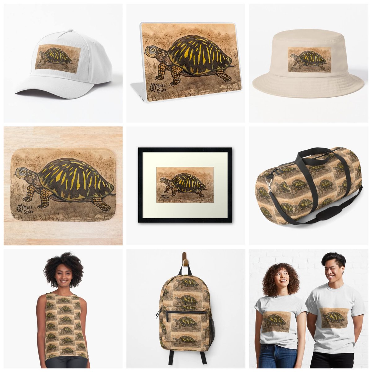 MattStarrFineA1's tweet photo. May 23rd is World Turtle Day. This is my mixed media painting study of an ornate box turtle. https://t.co/ZFuC4SAzEm
#mattstarrfineart #turtle #turtles #ornateboxturtle #boxturtles #art #painting #tshirts #tshirt #artistic #artwork #artlovers #ArtoftheDay #BuyArtOnline https://t.co/UBg1KfyOaT