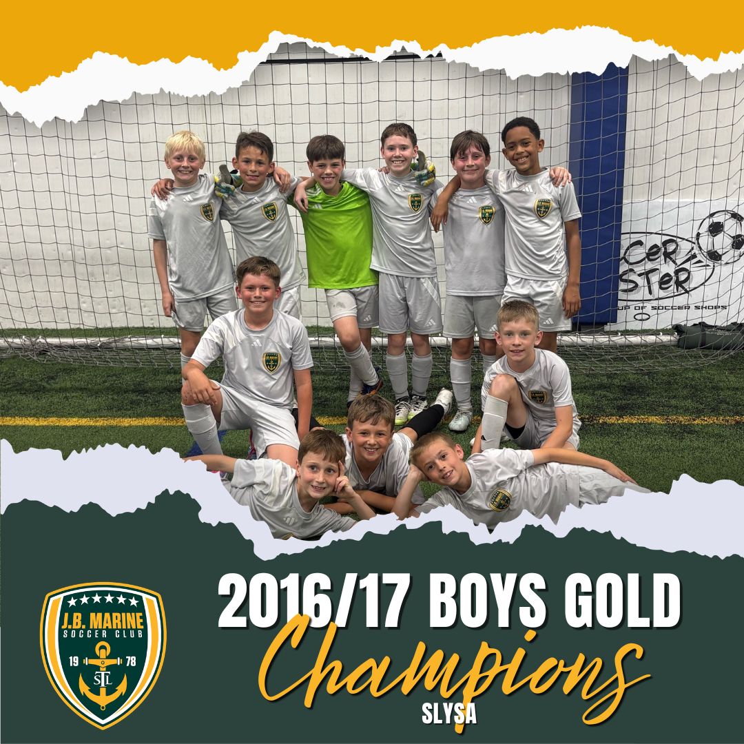 JBMarineSC's tweet photo. Congratulations to the 2016/17B Boys Gold  for an undefeated Championship SLYSA Season! Way to go fellas! ⚽💚🔥 https://t.co/0C31UgqpNw