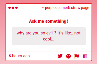 Purple doom orb tweet media